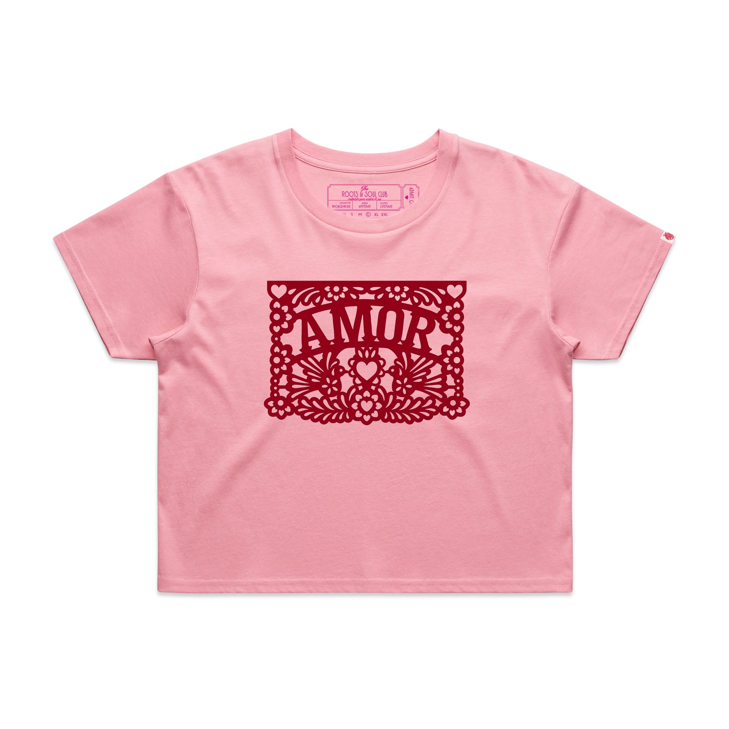 Papel Amor Crop T-Shirt