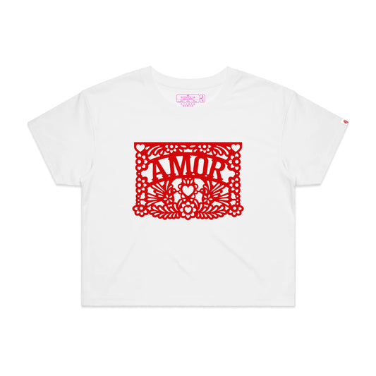 Papel Amor Crop T-Shirt